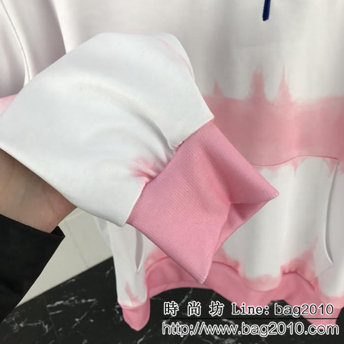 ChamPion冠軍 18ss秋冬新款衛衣 紮染漸變色 刺繡小logo 絲光混紡面料  情侶款 ydi2355